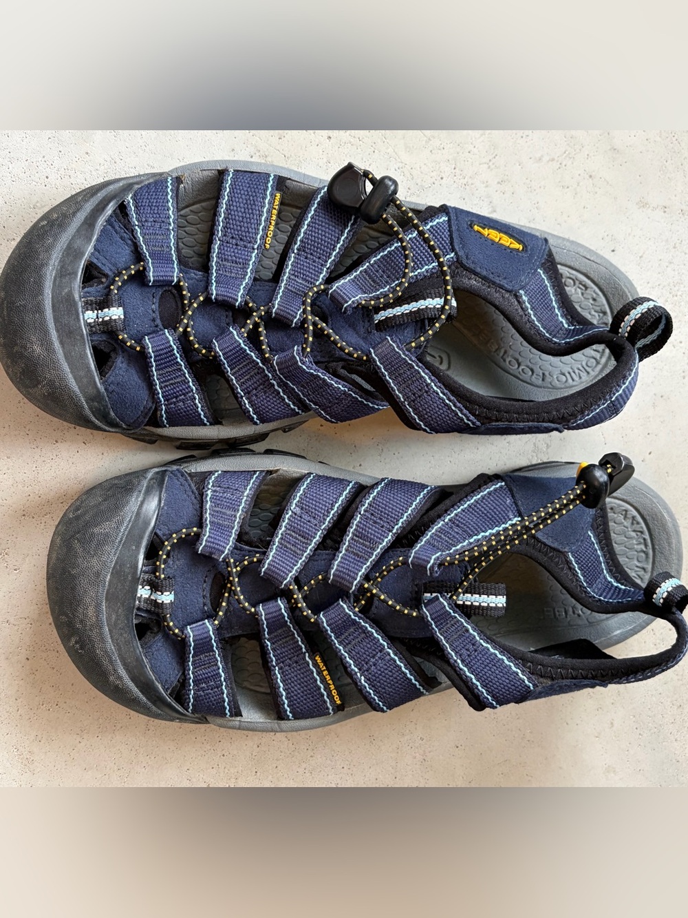 KEEN Navy Blue Newport H2 Waterproof Hiking Sandals Men’s Size 9